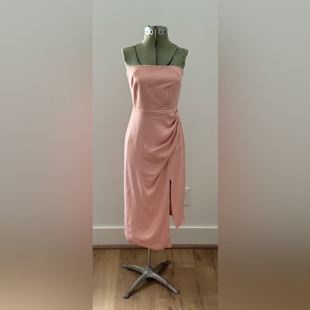Cushnie | Blush Strapless Dress | 4